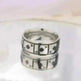 Lucky Of Spades Titanium Steel Magic Playing Card Stainless Steel Ring - EX-STOCK CANADA