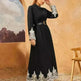 Luxurious Embroidered Blouse Lace Cardigan Dress for Beautiful Arab Dubai Turkey Middle Eastern Women - EX-STOCK CANADA