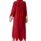 Luxurious Embroidered Blouse Lace Cardigan Dress for Beautiful Arab Dubai Turkey Middle Eastern Women - EX-STOCK CANADA