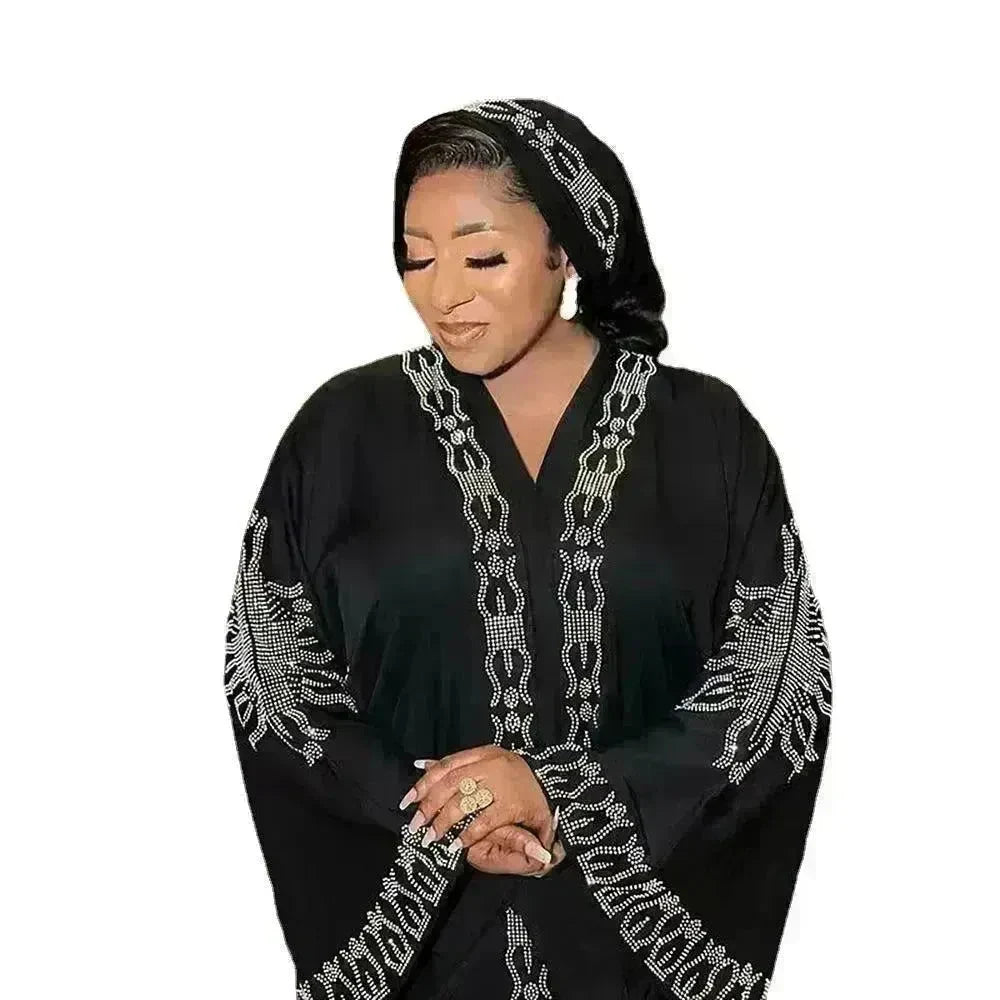 Luxurious Plain and Embroidered Turkey Abaya Dress - EX-STOCK CANADA