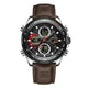 Luxury Men's Waterproof Sports Leather Strap Electronic Multi-function Watch - EX-STOCK CANADA