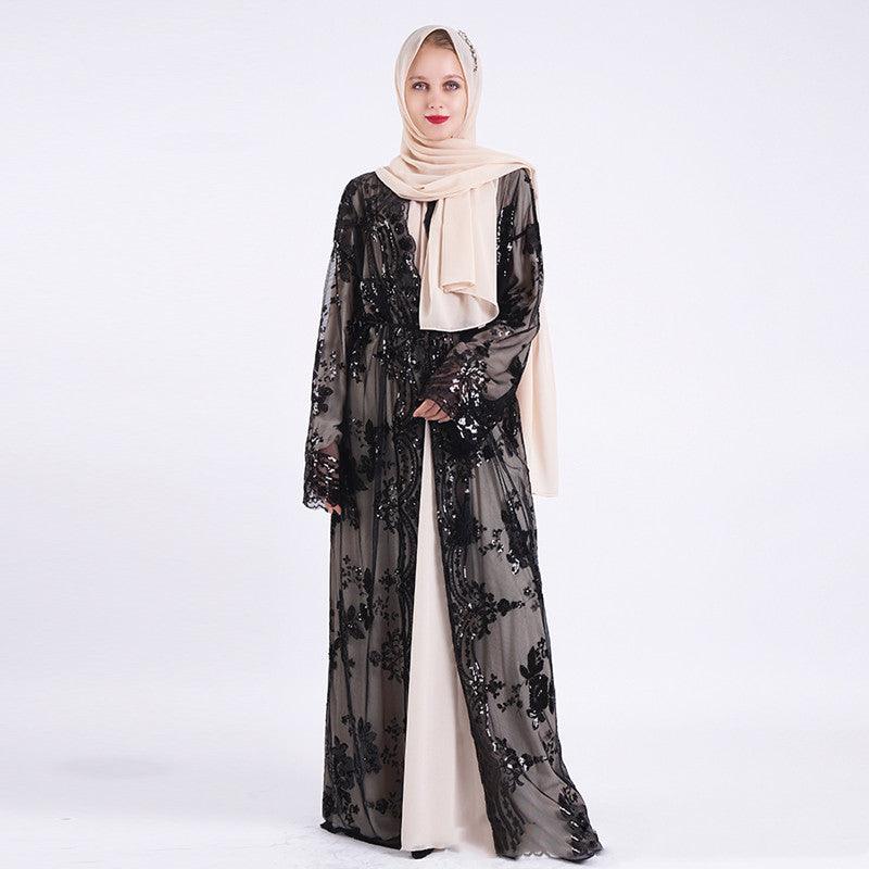 Luxury sequined Arab robe - EX-STOCK CANADA