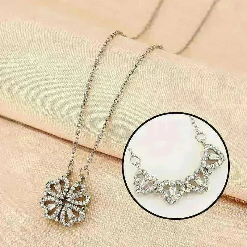 Luxury Titanium Steel Four Leaf Clover Necklace - EX-STOCK CANADA