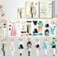 Magnetic Baby Girl Dressing Stickers Baby Clothing Stickers Book Toys - EX-STOCK CANADA