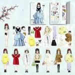 Magnetic Baby Girl Dressing Stickers Baby Clothing Stickers Book Toys - EX-STOCK CANADA