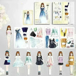 Magnetic Baby Girl Dressing Stickers Baby Clothing Stickers Book Toys - EX-STOCK CANADA