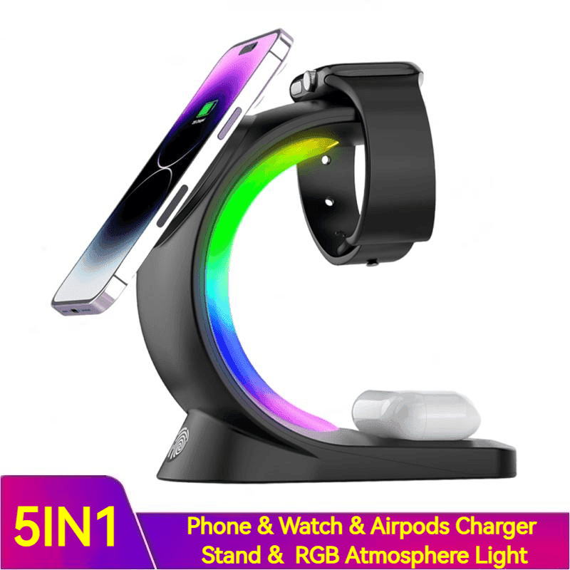 Magnetic Wireless Charger for Phone, AirPods, Watch - EX-STOCK CANADA