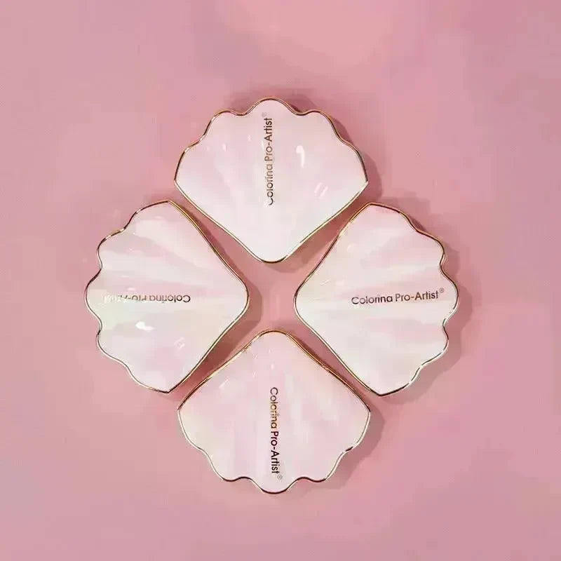 Makeup Shell Double Color Mirror Powder Blusher - EX-STOCK CANADA