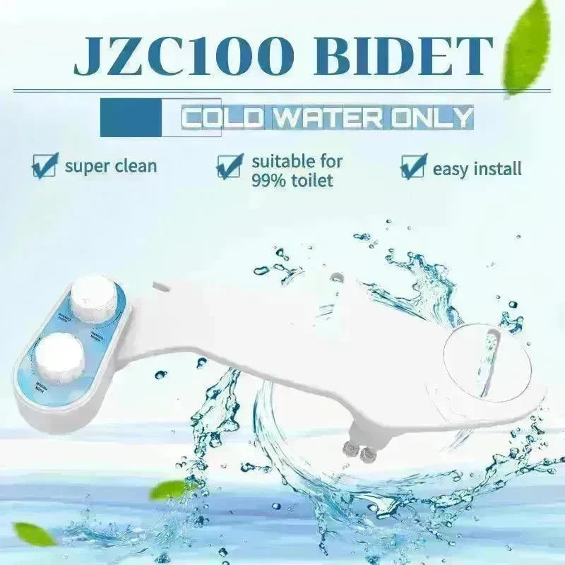 Manually Adjustable Toilet Bidet And Mechanical Bidet for Butt Washing. - EX-STOCK CANADA