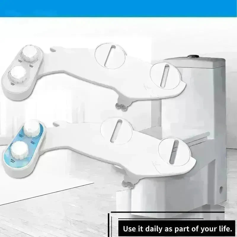 Manually Adjustable Toilet Bidet And Mechanical Bidet for Butt Washing. - EX-STOCK CANADA