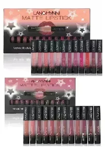 Matte Lipstick Waterproof Long-lasting Velvet Lipstick Set - EX-STOCK CANADA