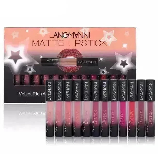 Matte Lipstick Waterproof Long-lasting Velvet Lipstick Set - EX-STOCK CANADA
