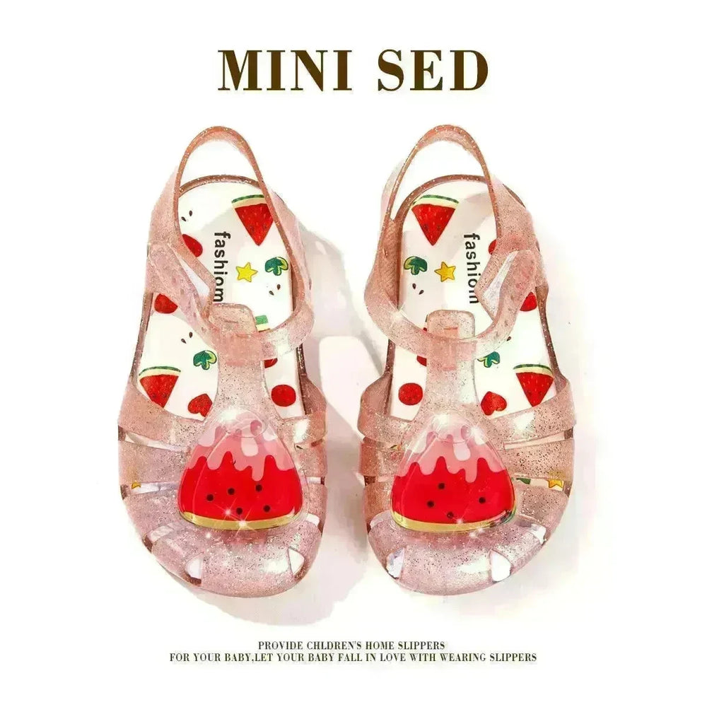 Meli Crystal Shoes Fruit Soft Bottom Roman Style - EX-STOCK CANADA