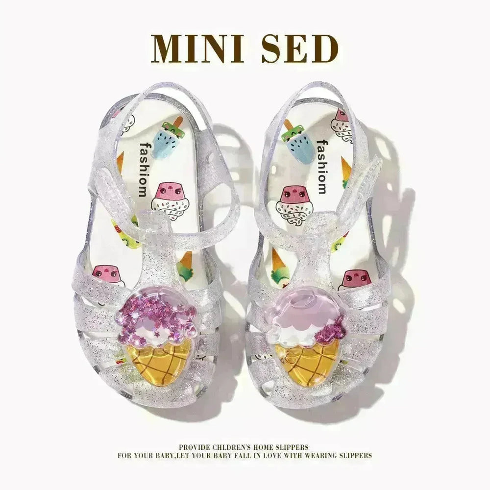 Meli Crystal Shoes Fruit Soft Bottom Roman Style - EX-STOCK CANADA