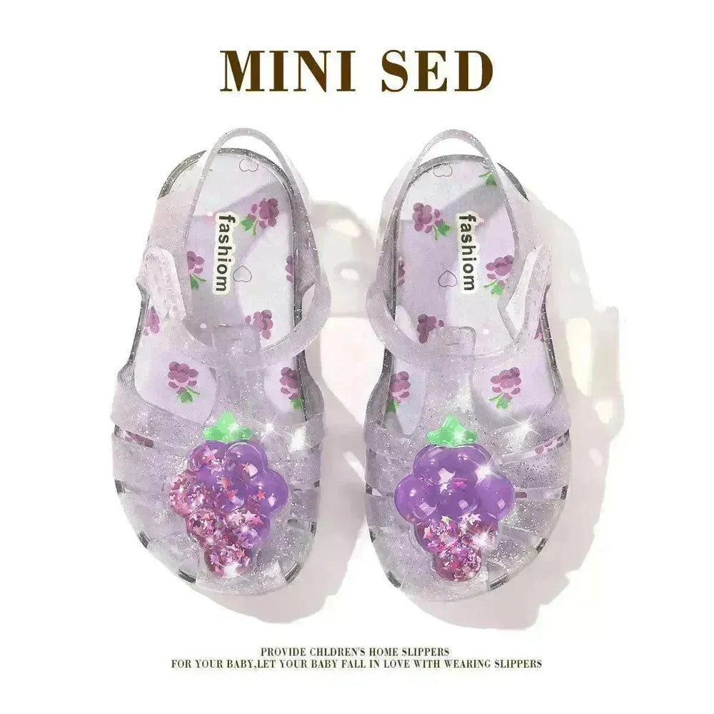 Meli Crystal Shoes Fruit Soft Bottom Roman Style - EX-STOCK CANADA