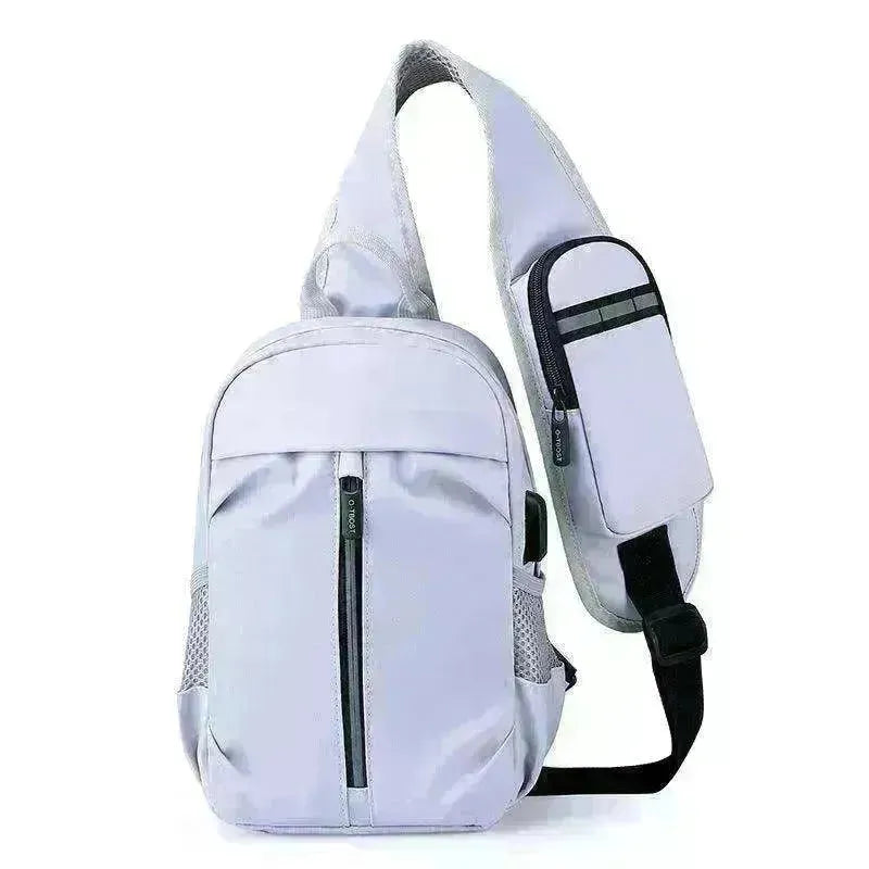 Men Chest Bag With Phone Wallet Design Crossbody Shoulder Bag - EX-STOCK CANADA