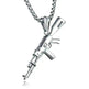 Men's AK47 Titanium Steel Street Hip-hop Electroplating Stainless Steel Gun Necklace - EX-STOCK CANADA