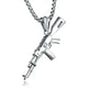Men's AK47 Titanium Steel Street Hip-hop Electroplating Stainless Steel Gun Necklace - EX-STOCK CANADA
