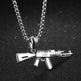 Men's AK47 Titanium Steel Street Hip-hop Electroplating Stainless Steel Gun Necklace - EX-STOCK CANADA