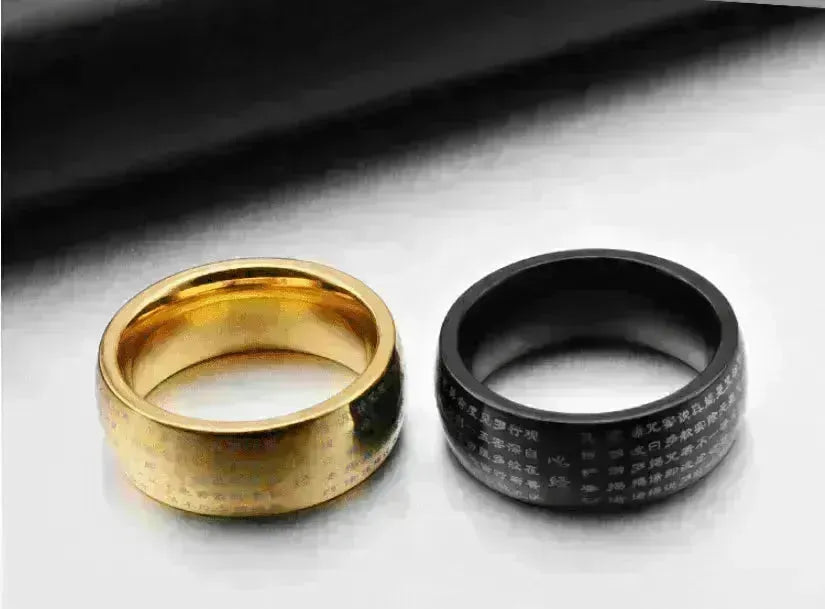 Men's Ban Ruoxin Sutra Ring - EX-STOCK CANADA