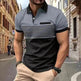 Men's Casual Striped Shirt With Chest Pocket - EX-STOCK CANADA