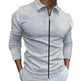 Men's Clothing Waffle Style Zipped Lapel Jacket Outdoor Sports Tops - EX-STOCK CANADA