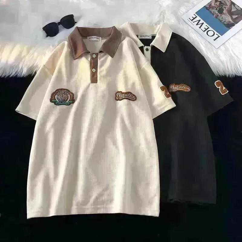 Men's Fashion Casual Retro Waffle Short Sleeve - EX-STOCK CANADA