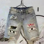 Men's Fashion Casual Ripped Denim Shorts - EX-STOCK CANADA