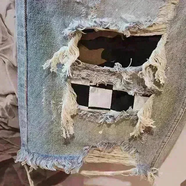 Men's Fashion Casual Ripped Denim Shorts - EX-STOCK CANADA