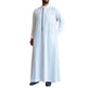 Men's Fashion Casual White Button Down Arab Robe - EX-STOCK CANADA