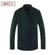 Men's Fashion Leisure Warm Plaid Shirt Coat - EX-STOCK CANADA