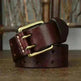 Men's First Layer Cowhide Vintage Brass Buckle Belt - EX-STOCK CANADA