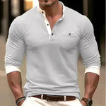 Men's Long Sleeved Round Neck T-shirt - EX-STOCK CANADA