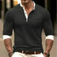 Men's Long Sleeved Round Neck T-shirt - EX-STOCK CANADA