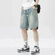 Men's Loose Casual Starry Sky Pattern Denim Shorts - EX-STOCK CANADA