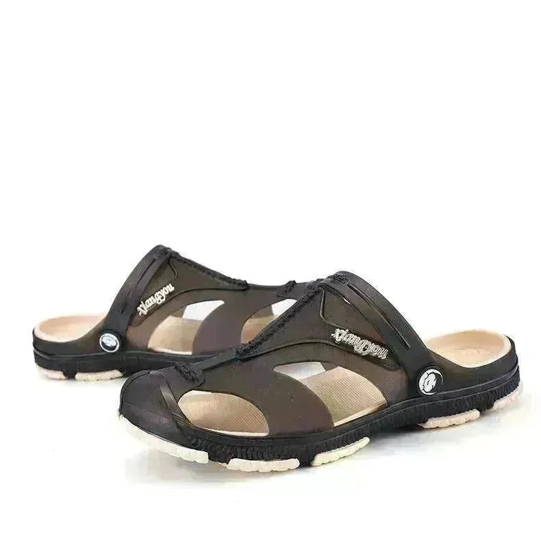 Men's Plus Size Slippers Baotou Half Slippers - EX-STOCK CANADA