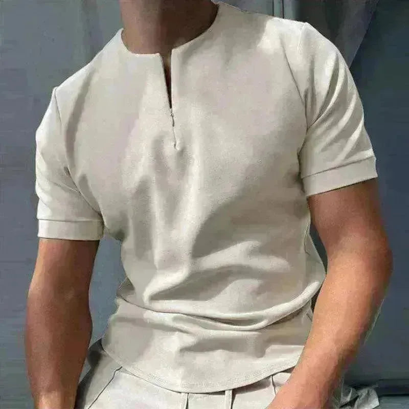 Men's Polo Short-Sleeve Summer Hedging Style Shirt - EX-STOCK CANADA