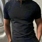 Men's Polo Short-Sleeve Summer Hedging Style Shirt - EX-STOCK CANADA