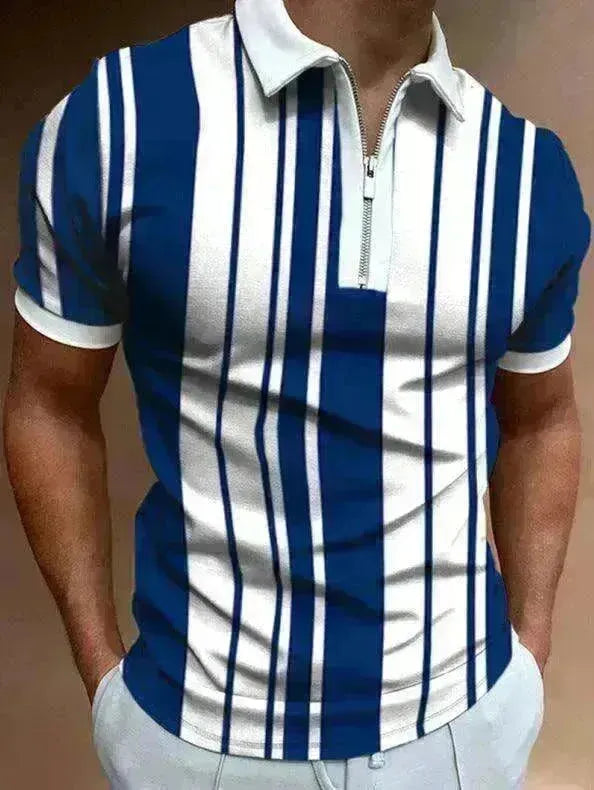 Men's Polo Short-Sleeve Summer Hedging Style Shirt - EX-STOCK CANADA