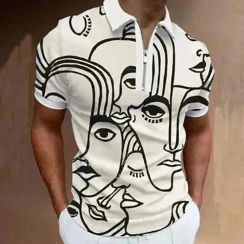 Men's Polo Short-Sleeve Summer Hedging Style Shirt - EX-STOCK CANADA
