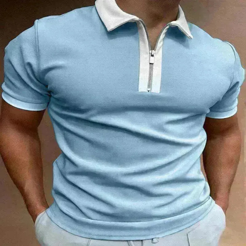 Men's Polo Short-Sleeve Summer Hedging Style Shirt - EX-STOCK CANADA
