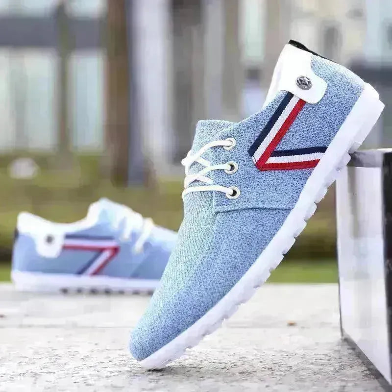 Men'S Soft-Soled Canvas Shoes, Sports And Leisure Old Beijing Cloth Shoes, Peas Shoes - EX-STOCK CANADA