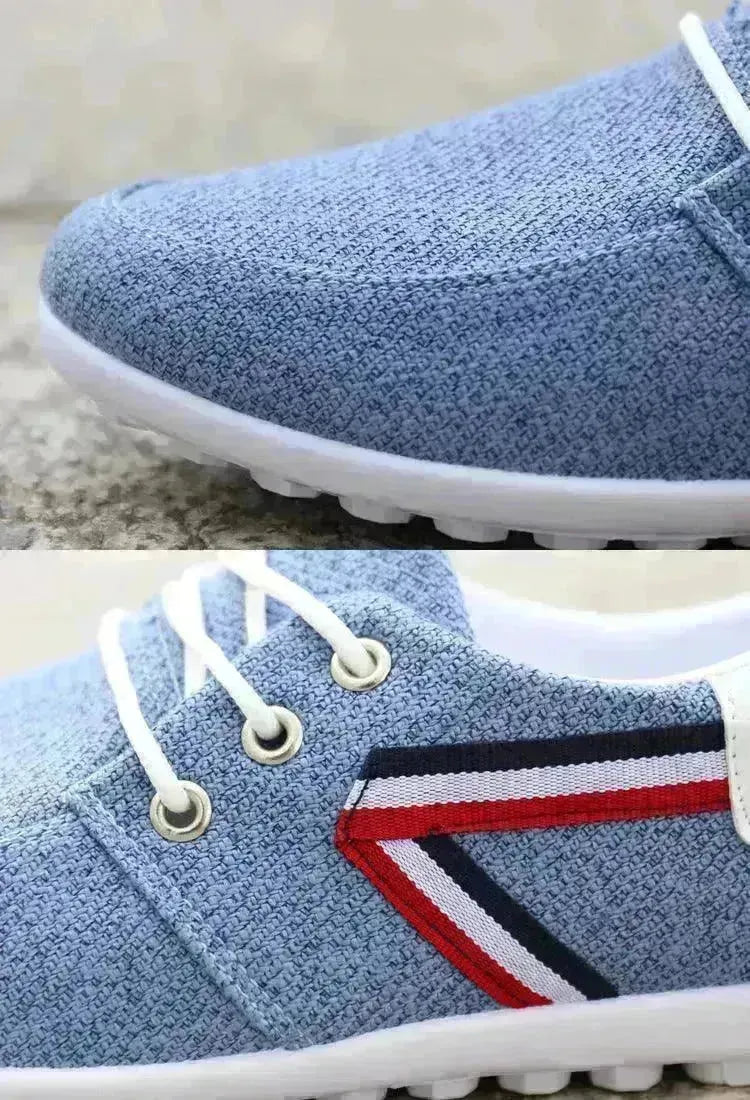 Men'S Soft-Soled Canvas Shoes, Sports And Leisure Old Beijing Cloth Shoes, Peas Shoes - EX-STOCK CANADA