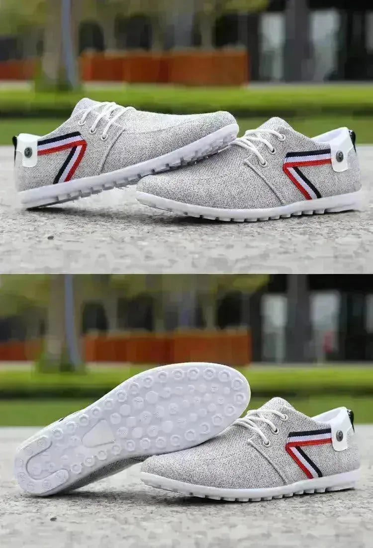 Men'S Soft-Soled Canvas Shoes, Sports And Leisure Old Beijing Cloth Shoes, Peas Shoes - EX-STOCK CANADA