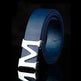 Men's Style Letter M Smooth Buckle Casual Pants Youth Belt Pure White - EX-STOCK CANADA