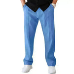 Men's Trouser Pant Sports Casual Loose Straight Pants With Drawstring Design - EX-STOCK CANADA