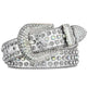 Men Women Alloy Belt Punk Rock Rivet Rhinestone - EX-STOCK CANADA