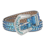 Men Women Alloy Belt Punk Rock Rivet Rhinestone - EX-STOCK CANADA