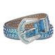 Men Women Alloy Belt Punk Rock Rivet Rhinestone - EX-STOCK CANADA
