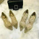 Mesh Rhinestone Transparent Women's Single Shoes Pointed High Heels Women - EX-STOCK CANADA